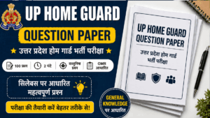 UP Home Guard Question Paper 2026