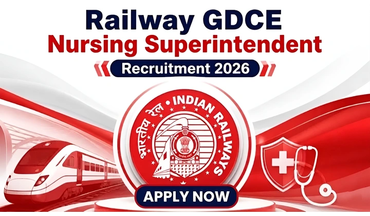 Railway GDCE Nursing Superintendet 2026