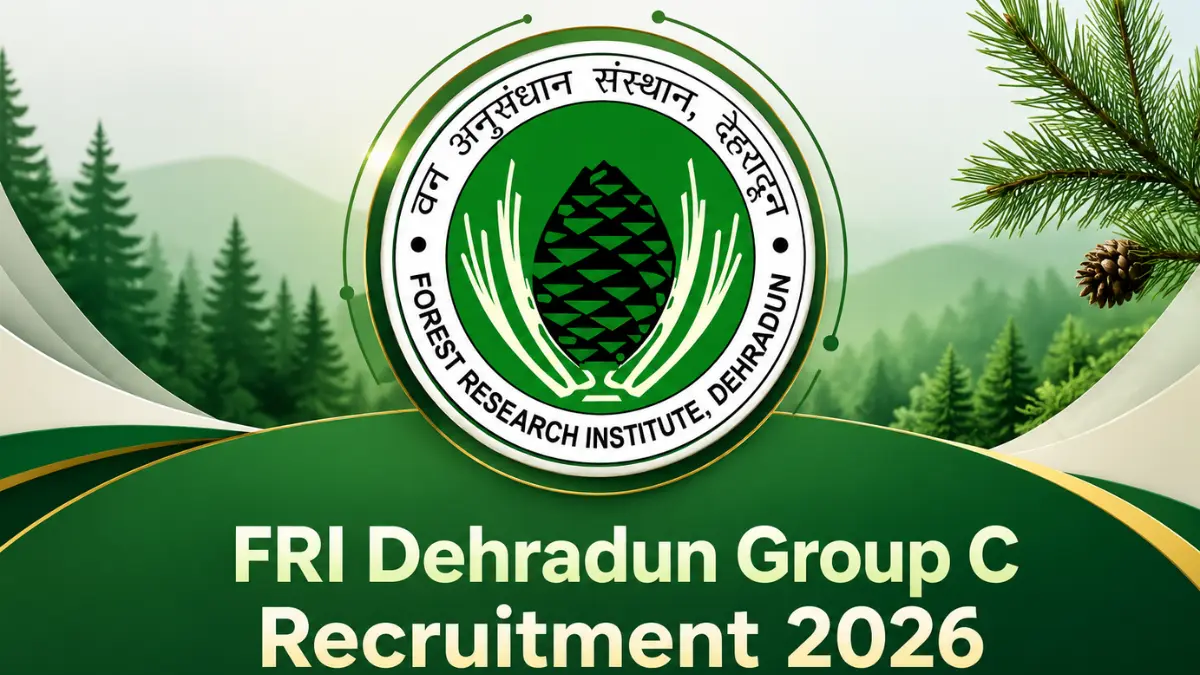 FRI Dehradun Group C Recruitment 2026 Notification Out for 91 Posts, Apply Online