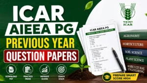 ICAR AIEEA PG Previous Year Question Papers