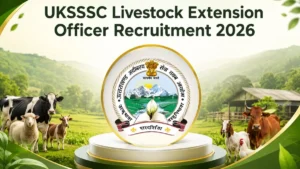 UKSSSC Livestock Extension Officer Recruitment 2026 Notification, Check Eligibility