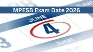 MPESB Exam Date 2026