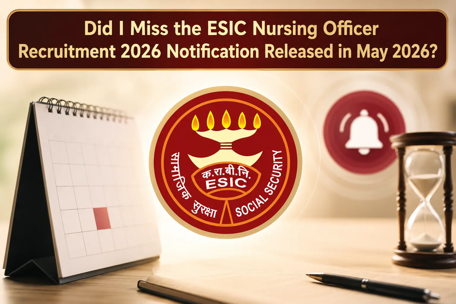 Did I Miss the ESIC Nursing Officer Recruitment 2026 Notification Released in May 2026?
