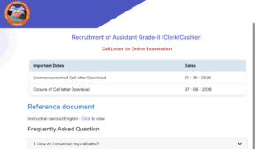 Kurmanchal Bank Clerk Admit Card 2026