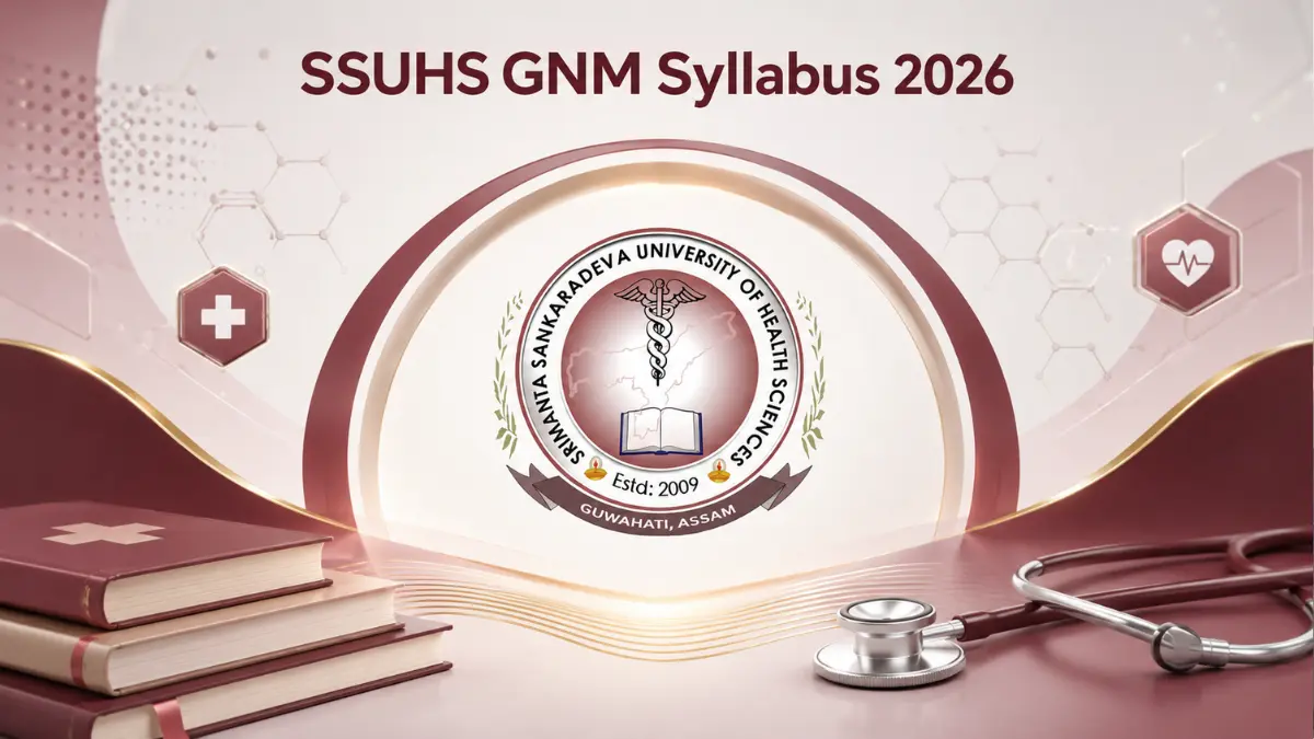 SSUHS GNM Syllabus 2026, Check Exam Pattern and Topics