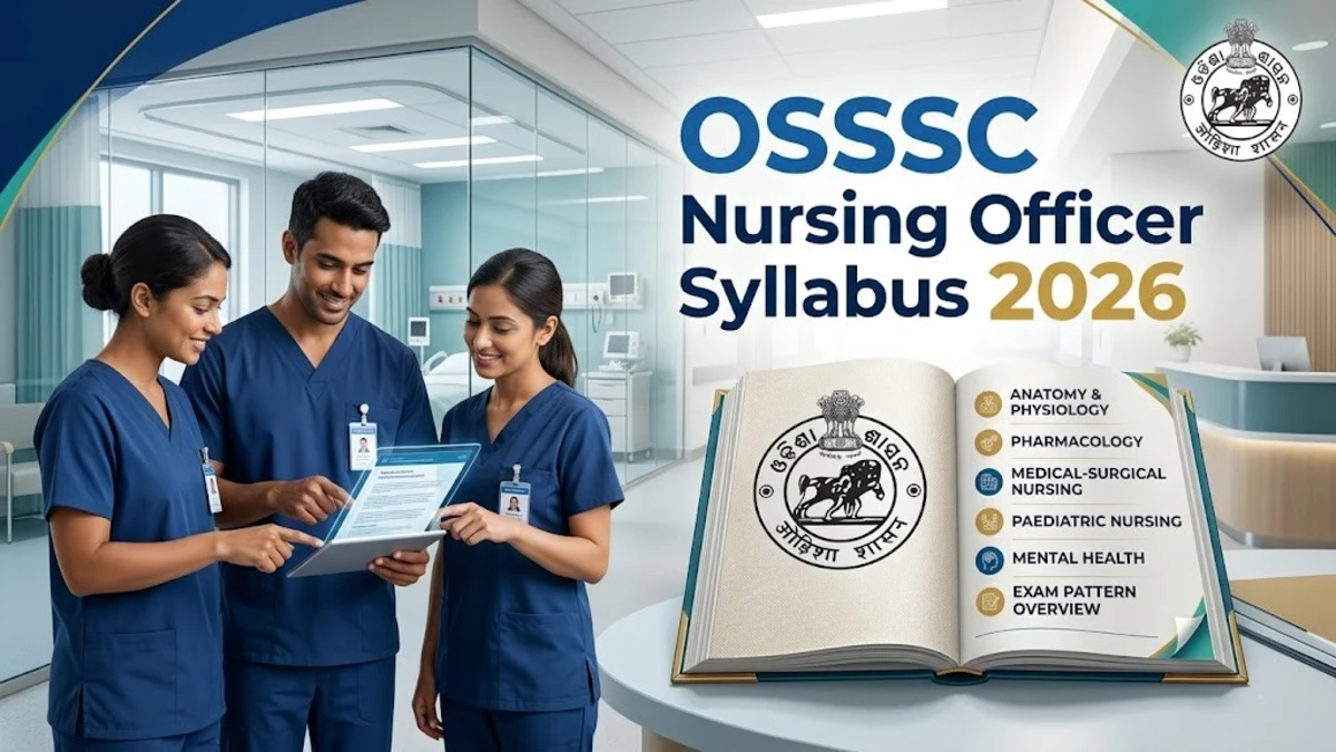 OSSSC Nursing Officer Syllabus 2026
