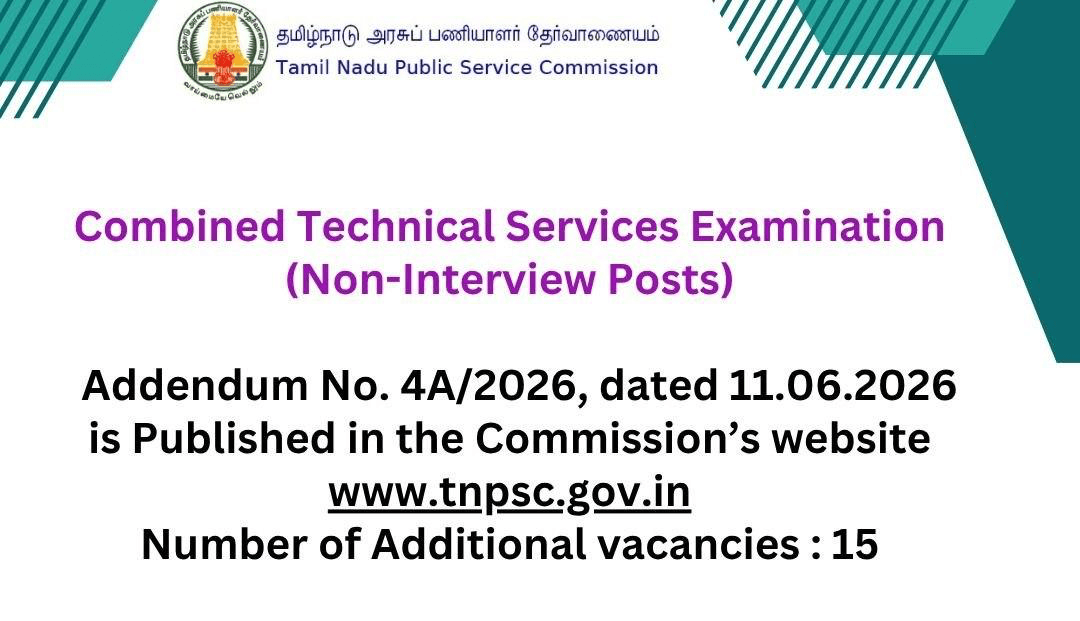 TNPSC CTS Notification 2026 Out For 476 Posts, Check Increased Vacancies Details_3.1