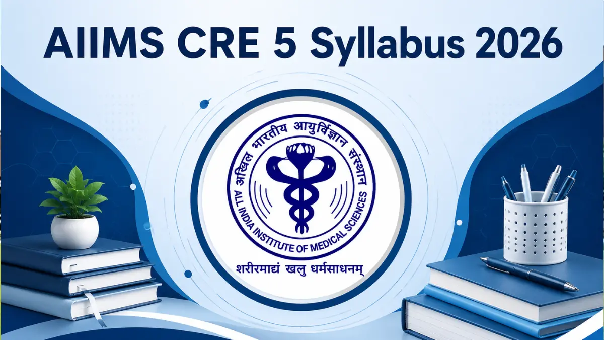 AIIMS CRE 5 Syllabus 2026 and New Exam Pattern (Official) PDF