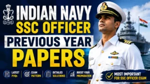 Indian Navy SSC Officer Previous Year Papers, Download PDF
