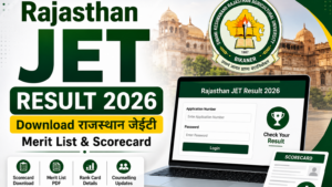 Rajasthan JET Result 2026