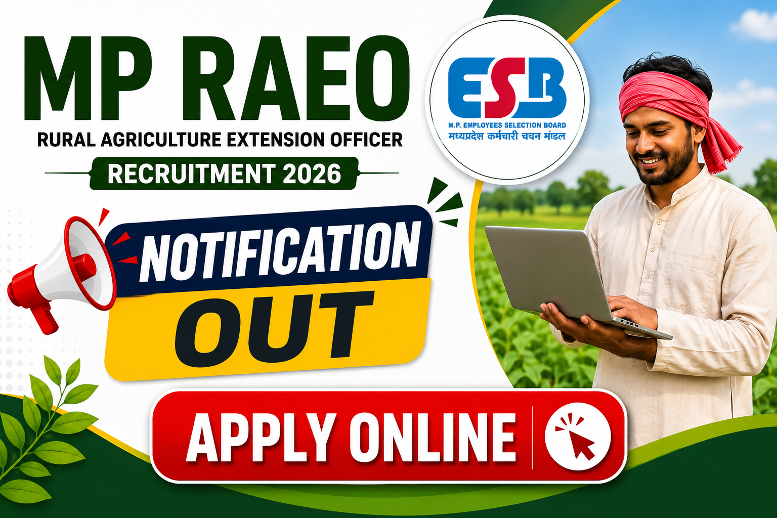 MP RAEO Recruitment 2026