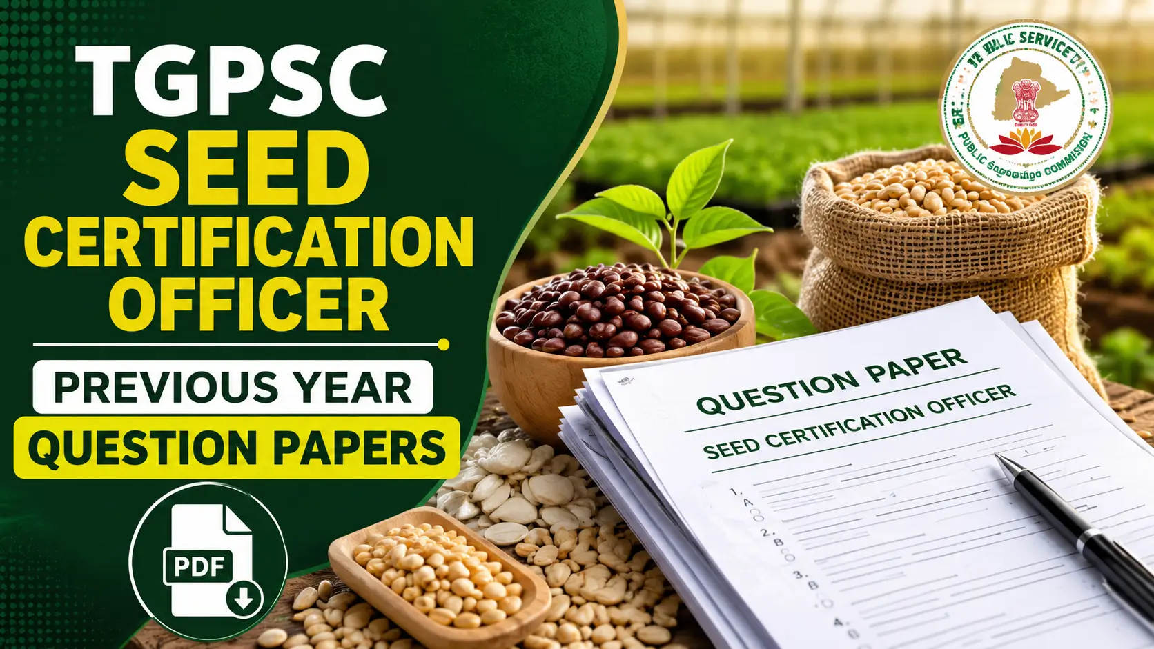 TGPSC Seed Certification Officer Previous Year Question Papers