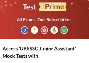 UKSSSC Junior Assistant & Stenographer Mock Test Series
