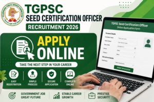TGPSC Seed Certification Officer Notification 2026