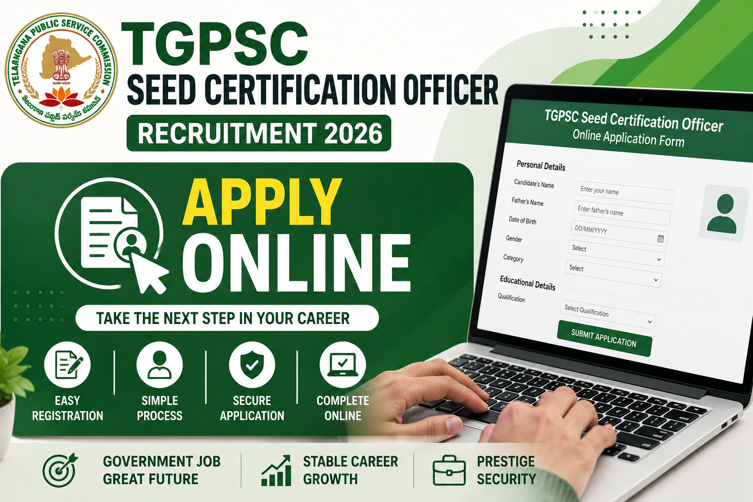 TGPSC Seed Certification Officer Notification 2026