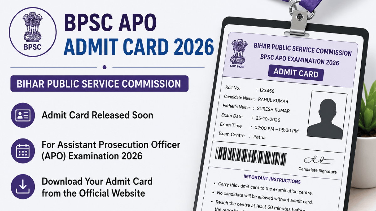 BPSC APO Admit Card 2026