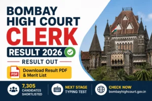 Bombay High Court Clerk Result 2026
