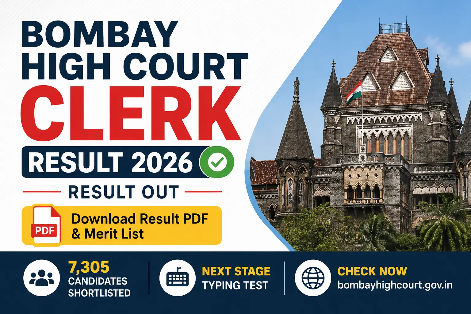 Bombay High Court Clerk Result 2026