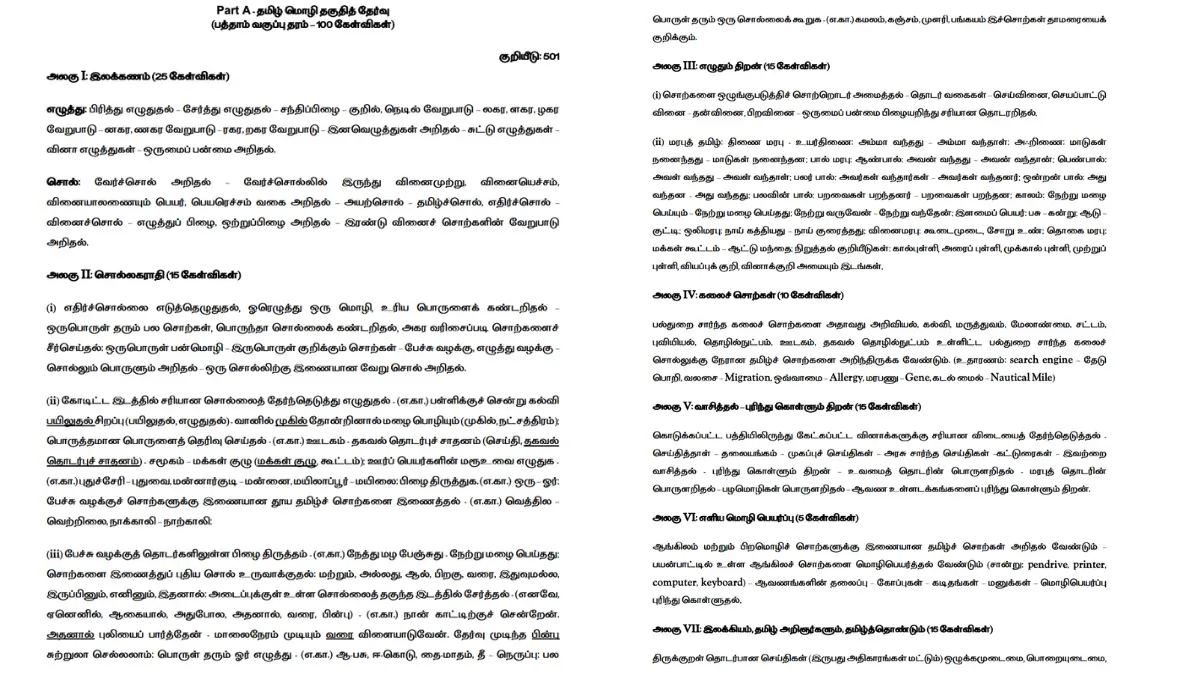 TNPSC AAO Syllabus 2026, Check Latest Assistant Agricultural Officer Exam Pattern_2.1