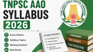 TNPSC AAO Syllabus 2026