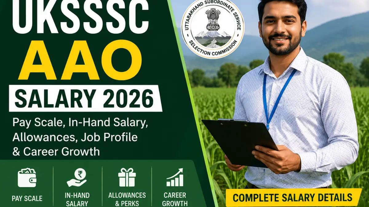 UKSSSC AAO Salary