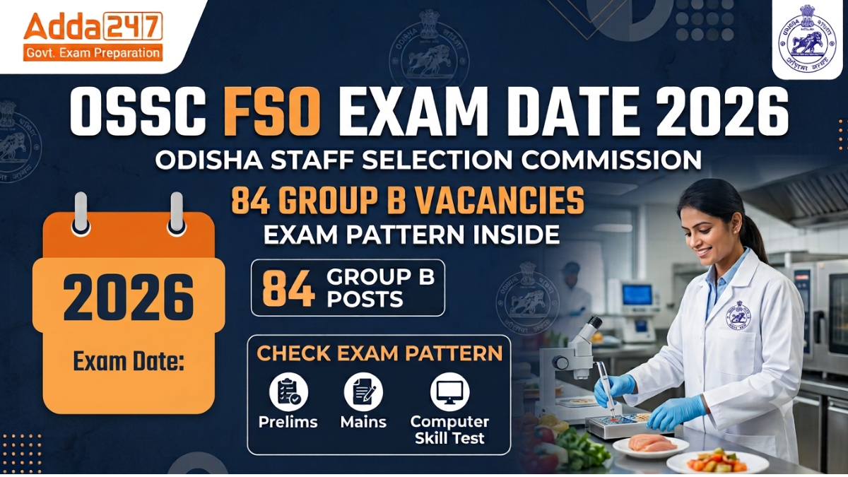 OSSC FSO Exam Date 2026