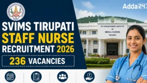 SVIMS Tirupati Staff Nurse Recruitment 2026