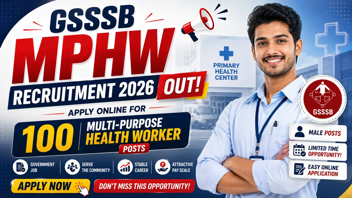GSSSB MPHW Recruitment 2026