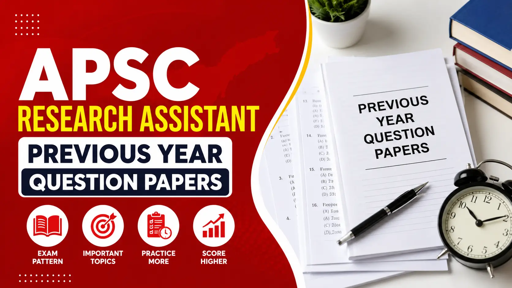 APSC Research Assistant Previous Year Question Papers