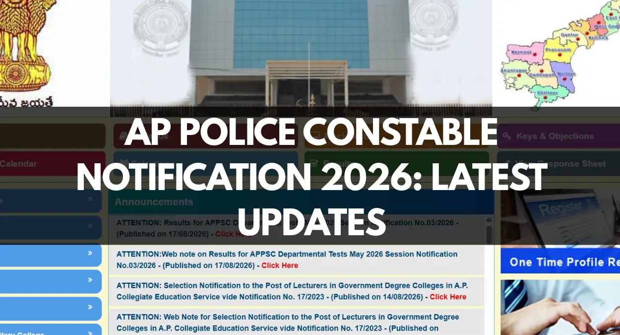 AP Police Constable Notification 2026