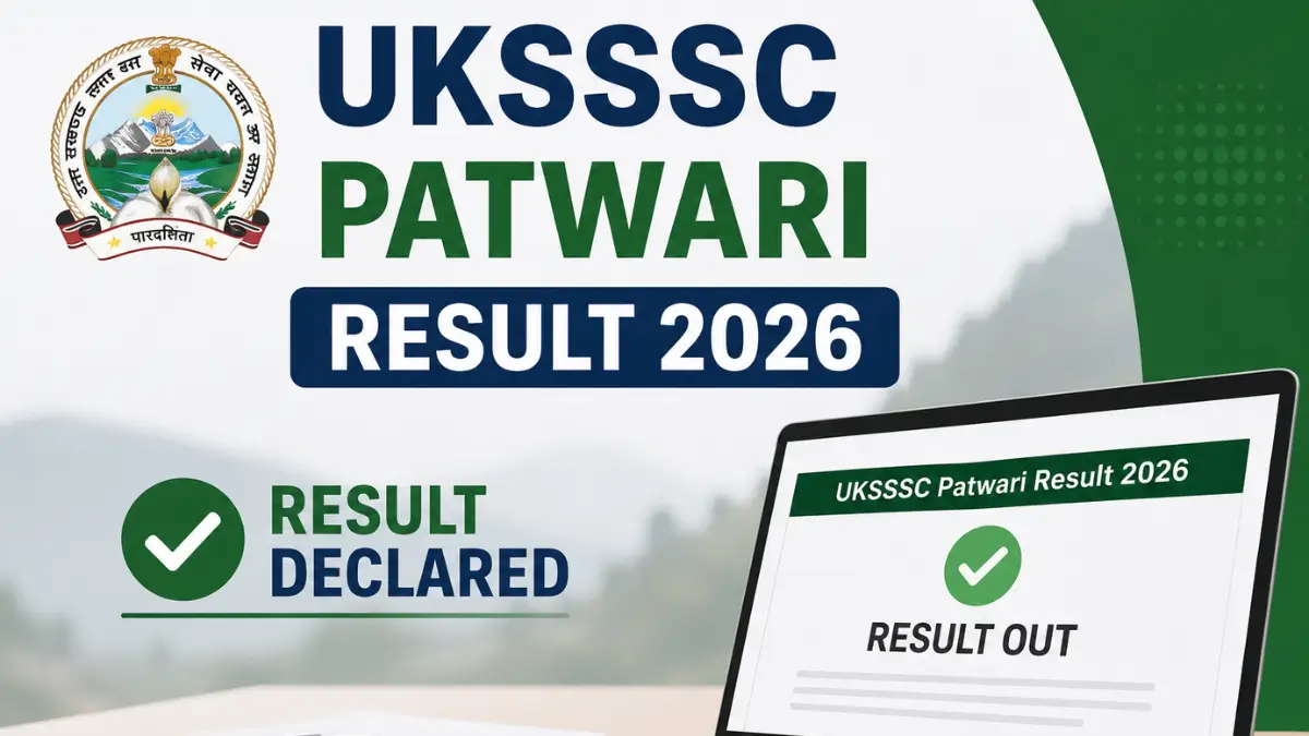 UKSSSC Patwari Result 2026