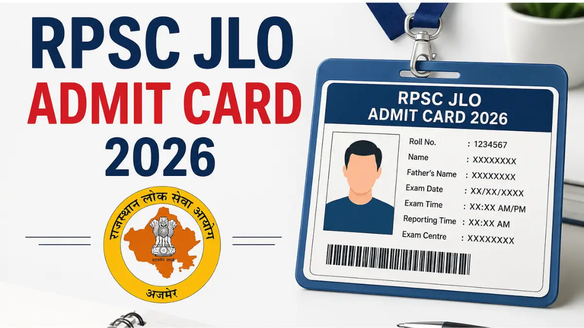 RPSC JLO Admit Card 2026