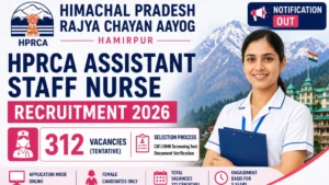 HPRCA Assistant Staff Nurse Recruitment 2026