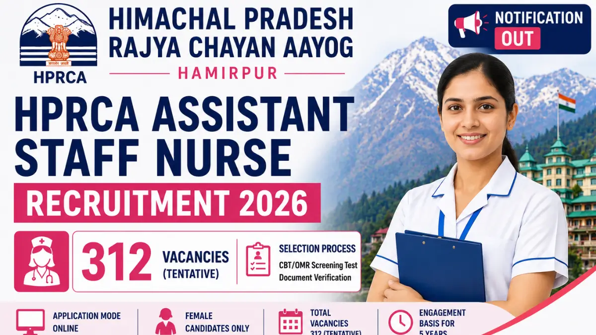 HPRCA Assistant Staff Nurse Recruitment 2026