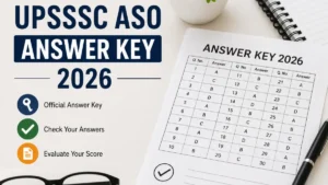 UPSSSC ASO Answer Key 2026