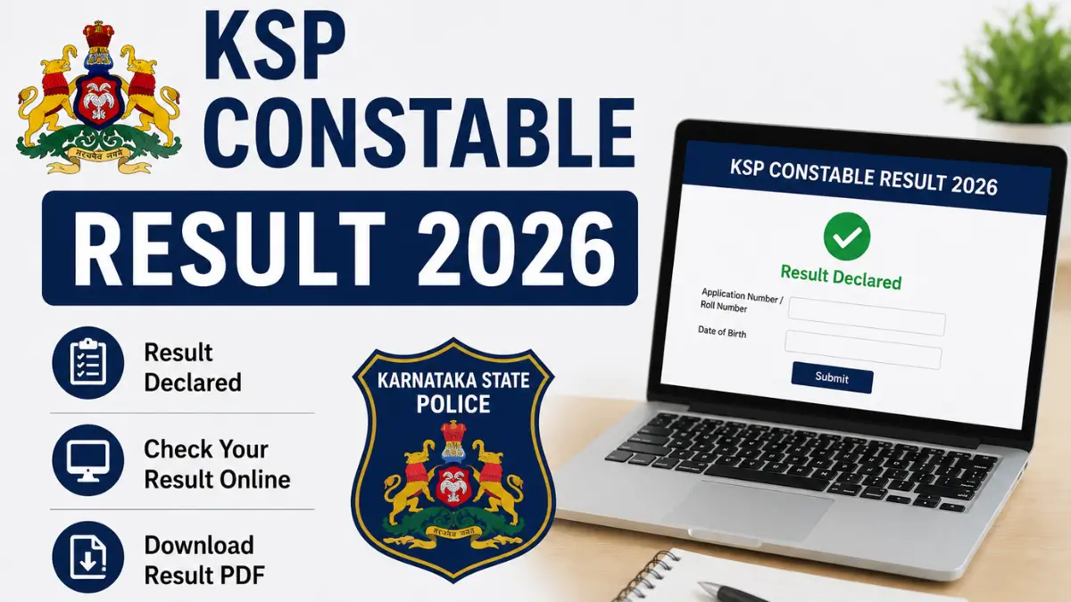 KSP Constable Result 2026