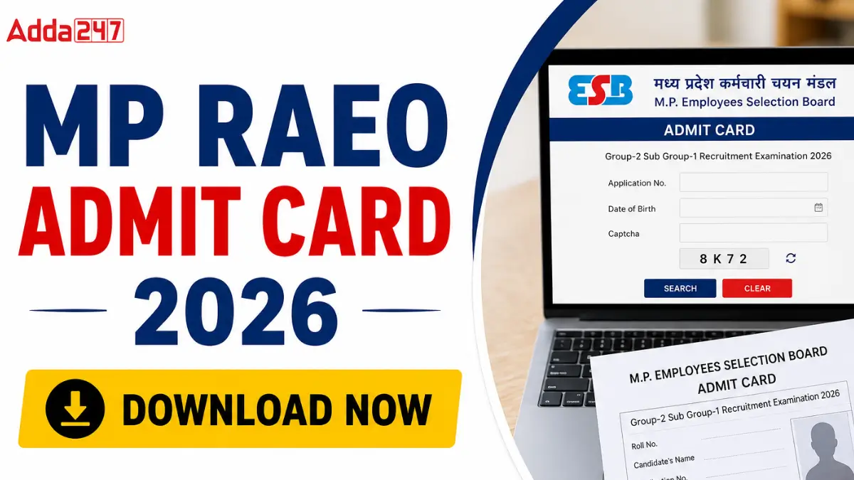 MP RAEO Admit Card 2026