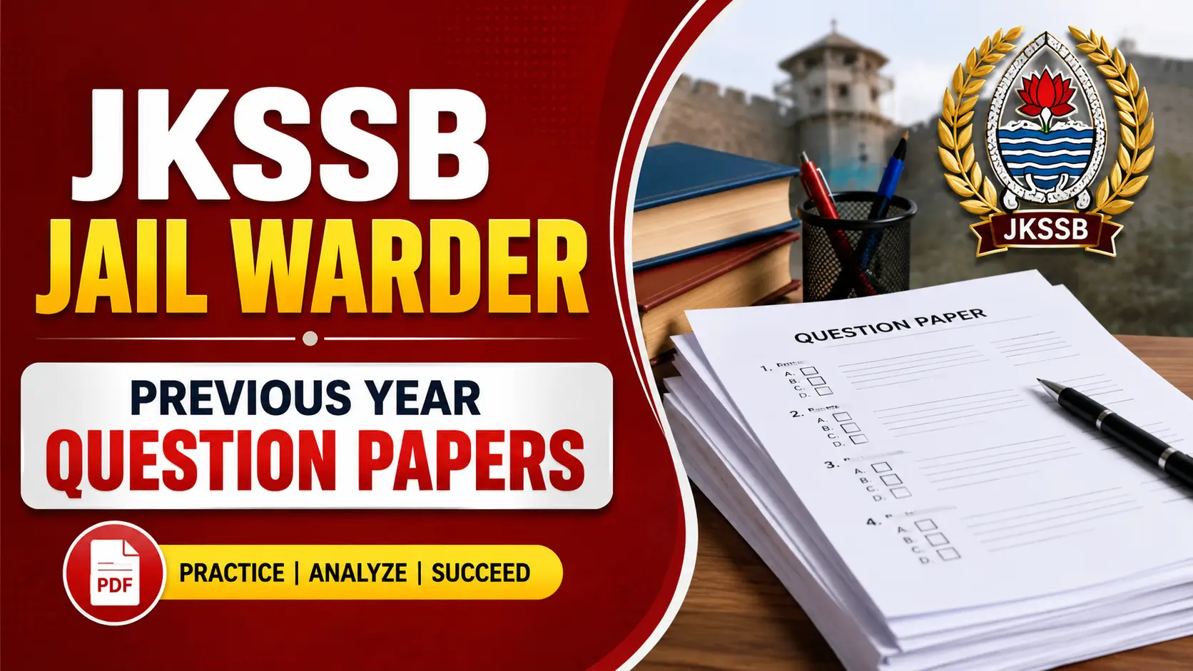 JKSSB Jail Warder Previous Year Question Papers
