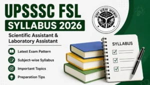 UPSSSC FSL Syllabus