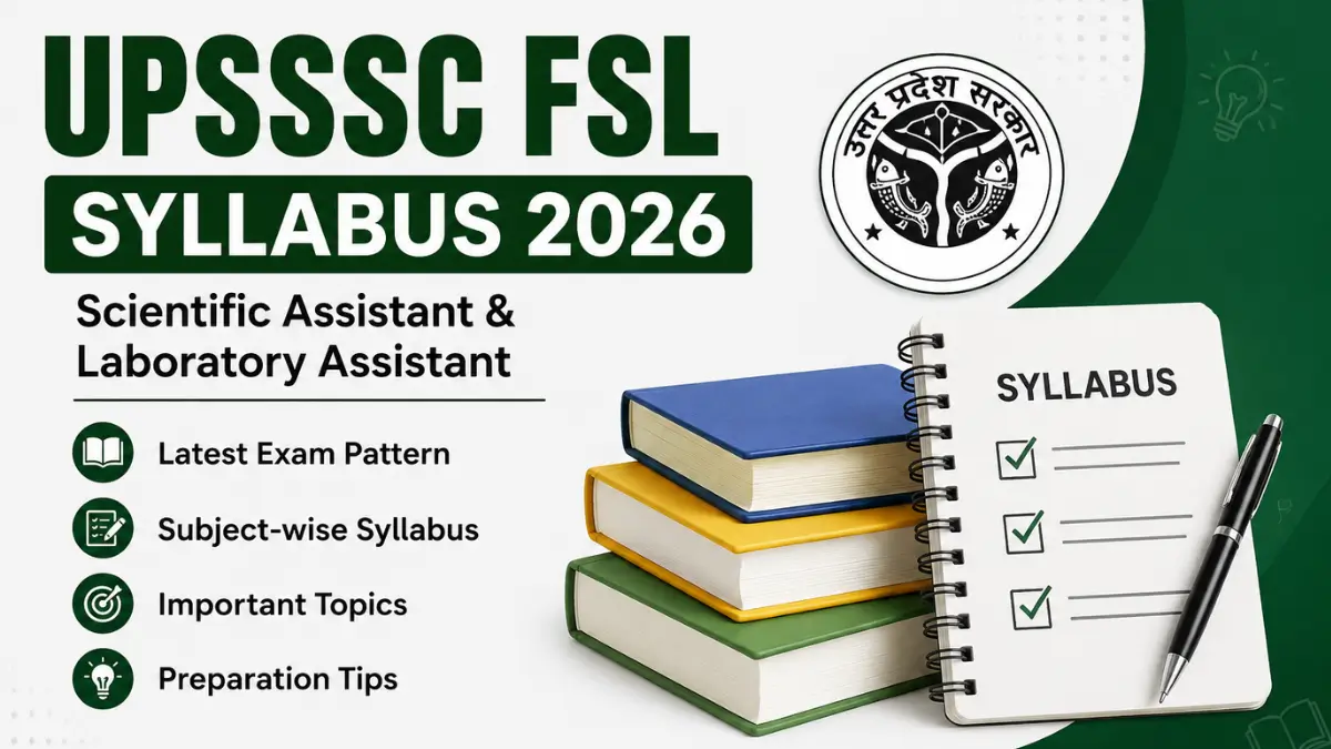 UPSSSC FSL Syllabus