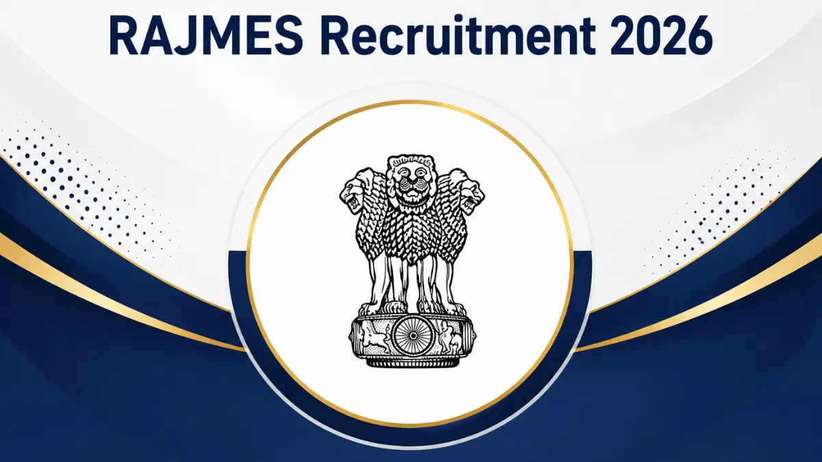 RAJMES Recruitment 2026 Notification Out For Pharmacist and Staff Nurse; Check Official PDF