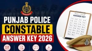 Punjab Police constable Answer Key 2026