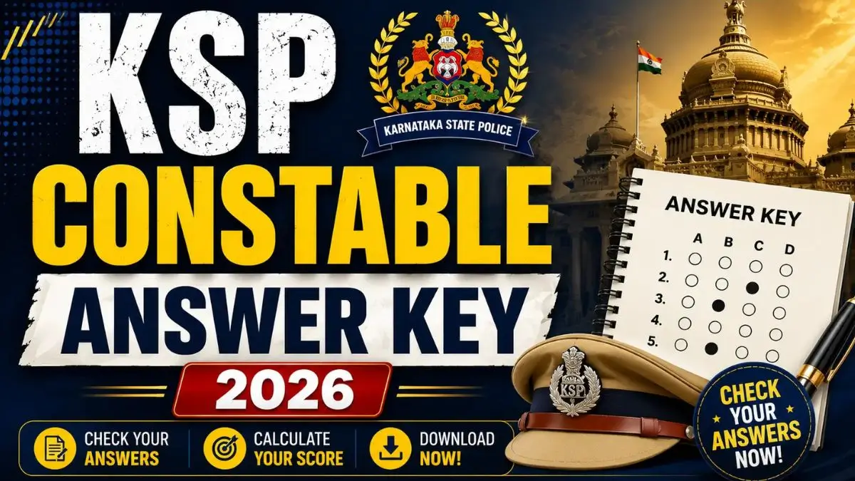 KSP Constable Answer Key