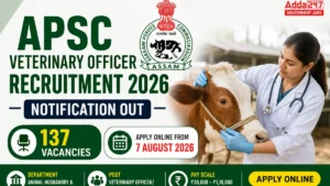 APSC Veterinary Officer Recruitment 2026