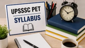 UPSSSC PET Syllabus