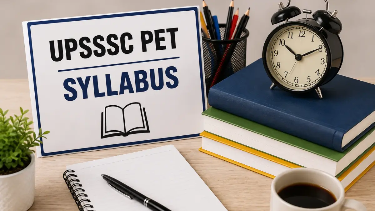 UPSSSC PET Syllabus