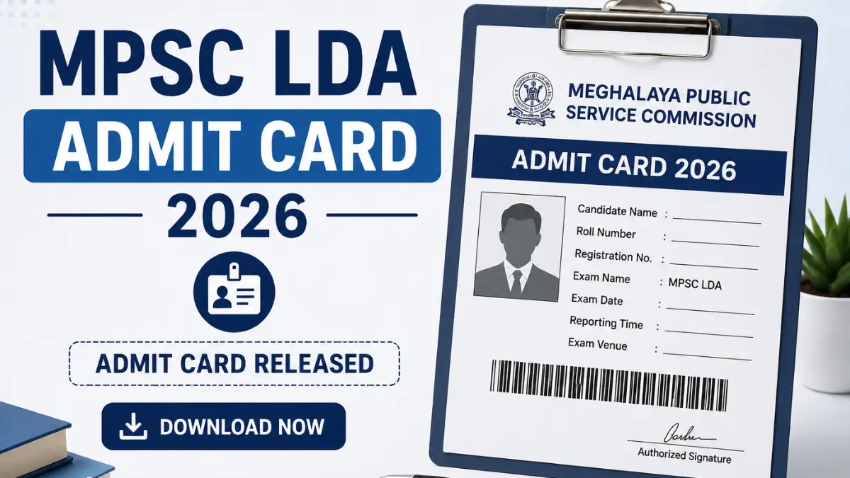 MPSC LDA Admit Card 2026
