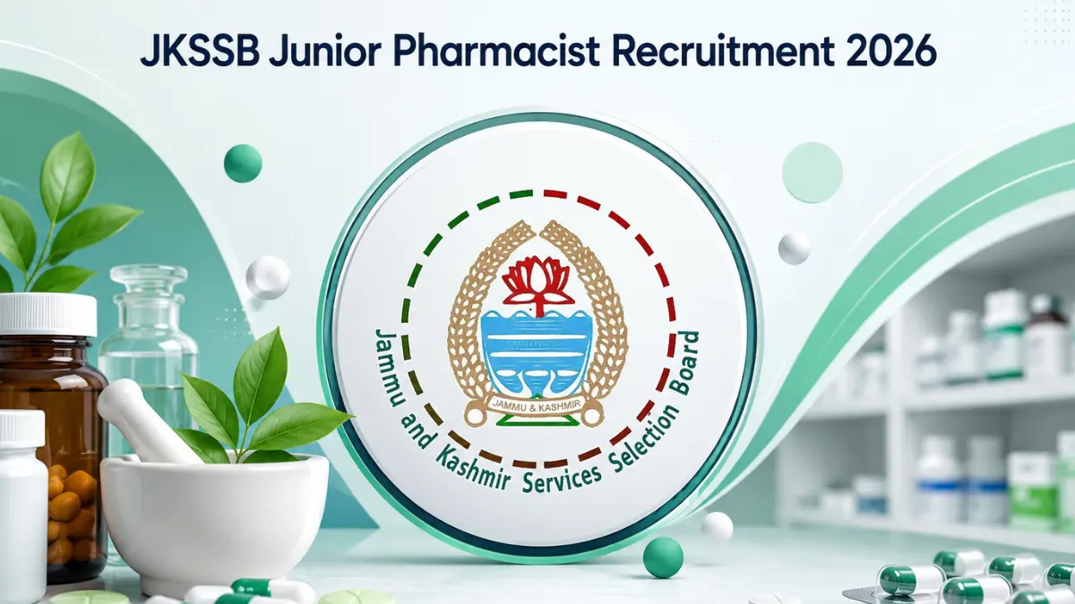JKSSB Junior Pharmacist Recruitment 2026 Out 325 Posts, Check Vacancy & Application Dates Here