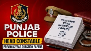 Punjab Police Head Constable Previous Year Question Papers