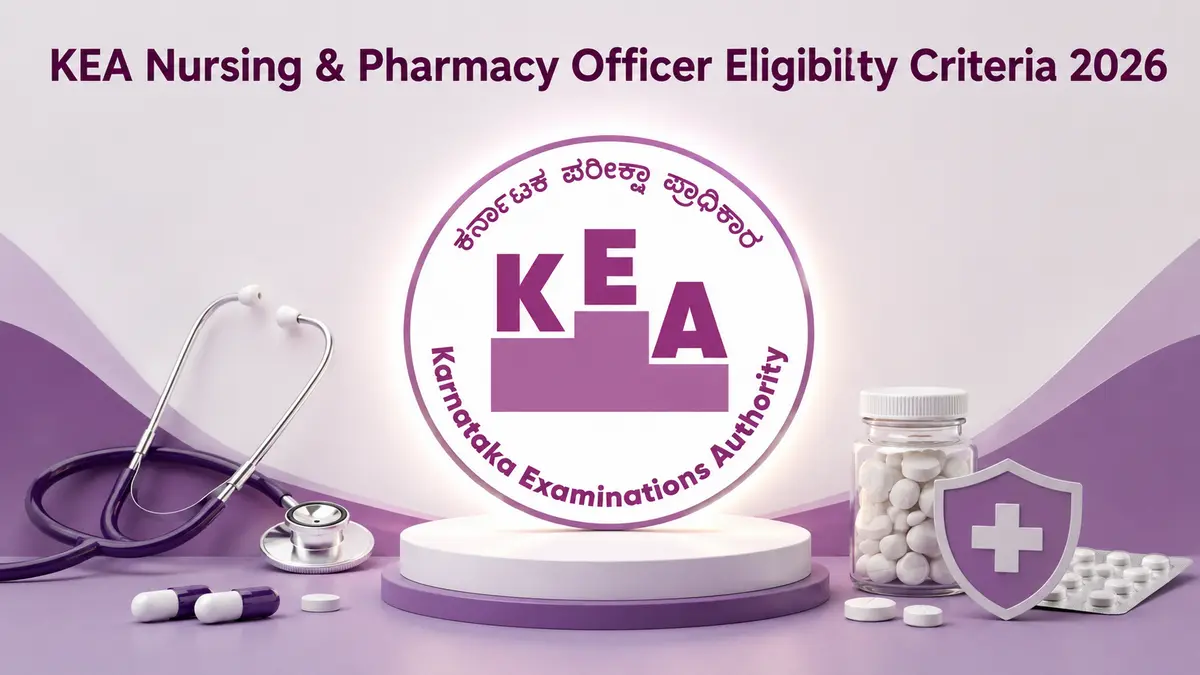 KEA Nursing & Pharmacy Officer Eligibility Criteria 2026, Check Post-wise Qualification